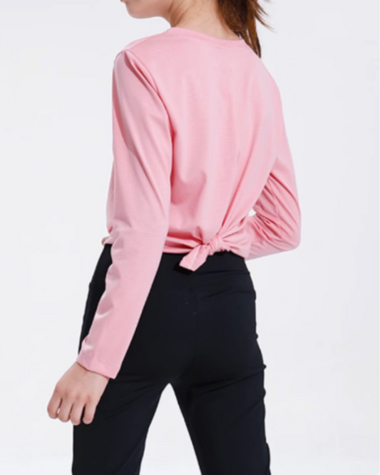 Power Up Tie-Back Long Sleeve