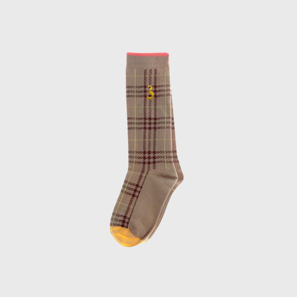 conf3tti Unisex Plaid Crew Socks
