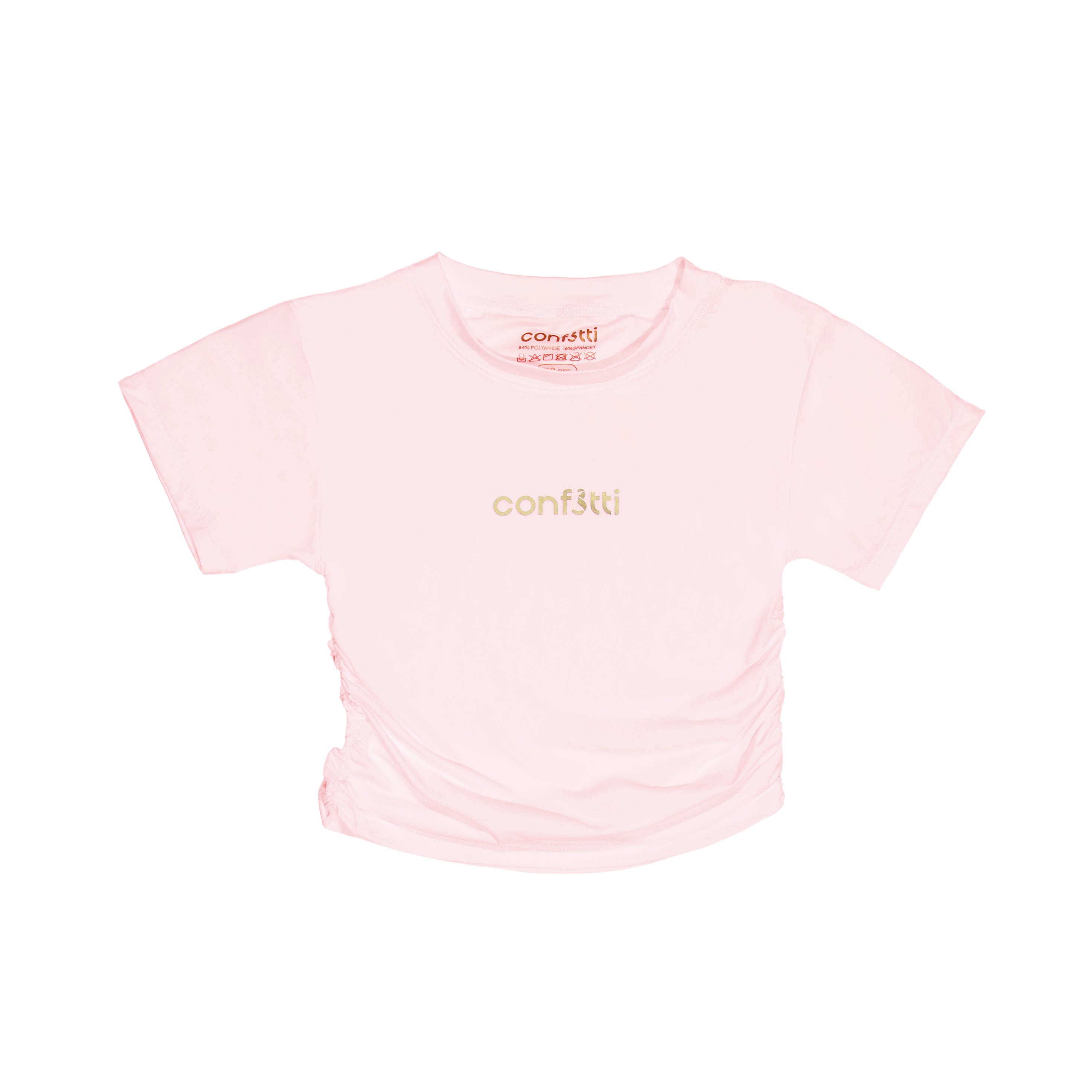 Pink sales crop tee