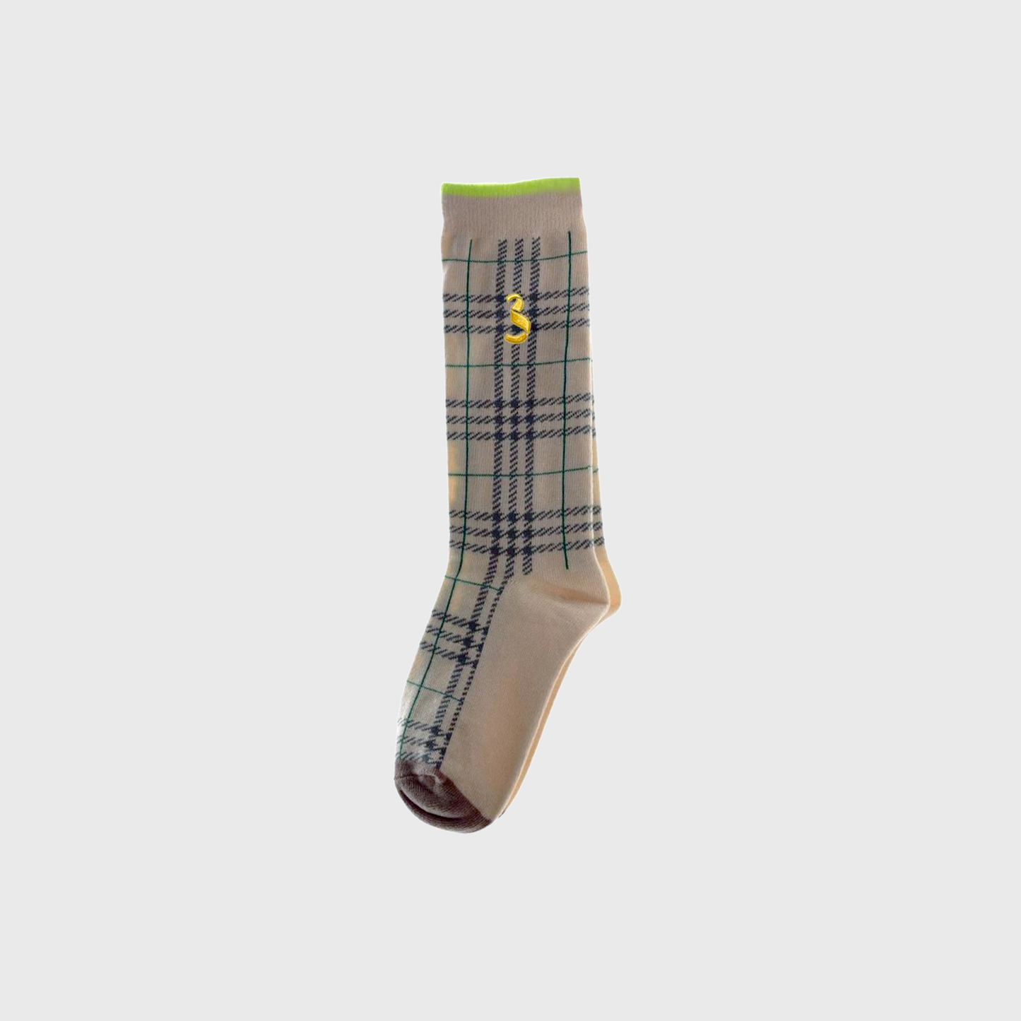 conf3tti Unisex Plaid Crew Socks